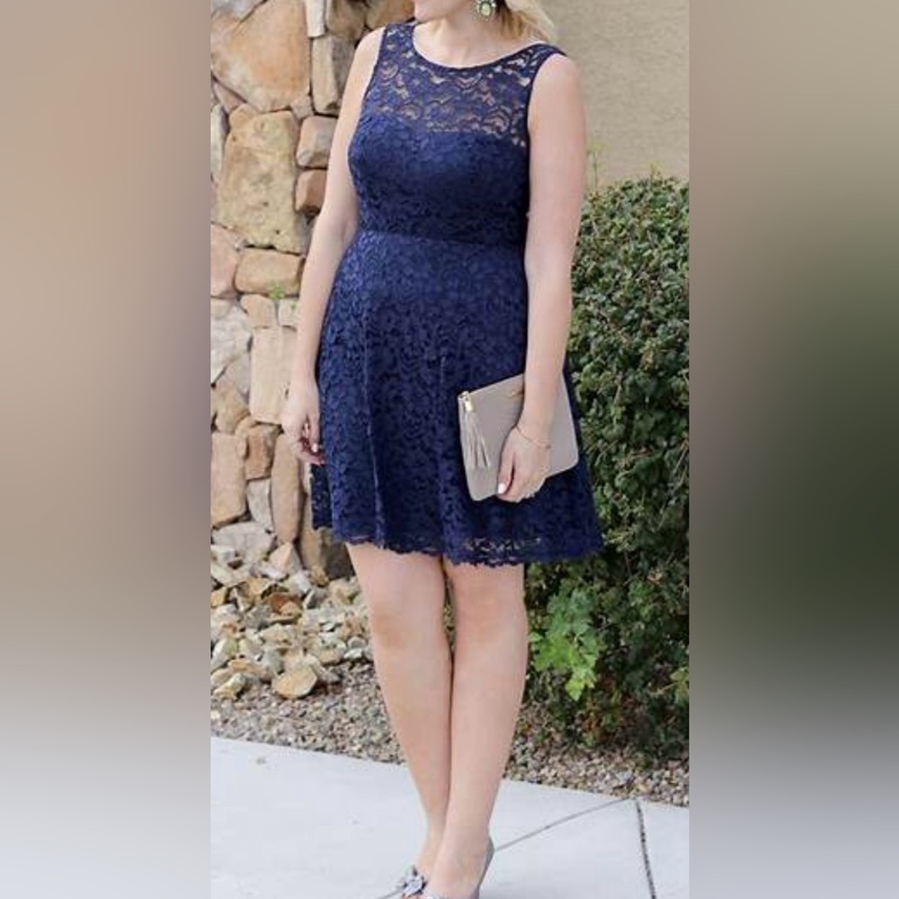 Navy Davids Bridal Dress
